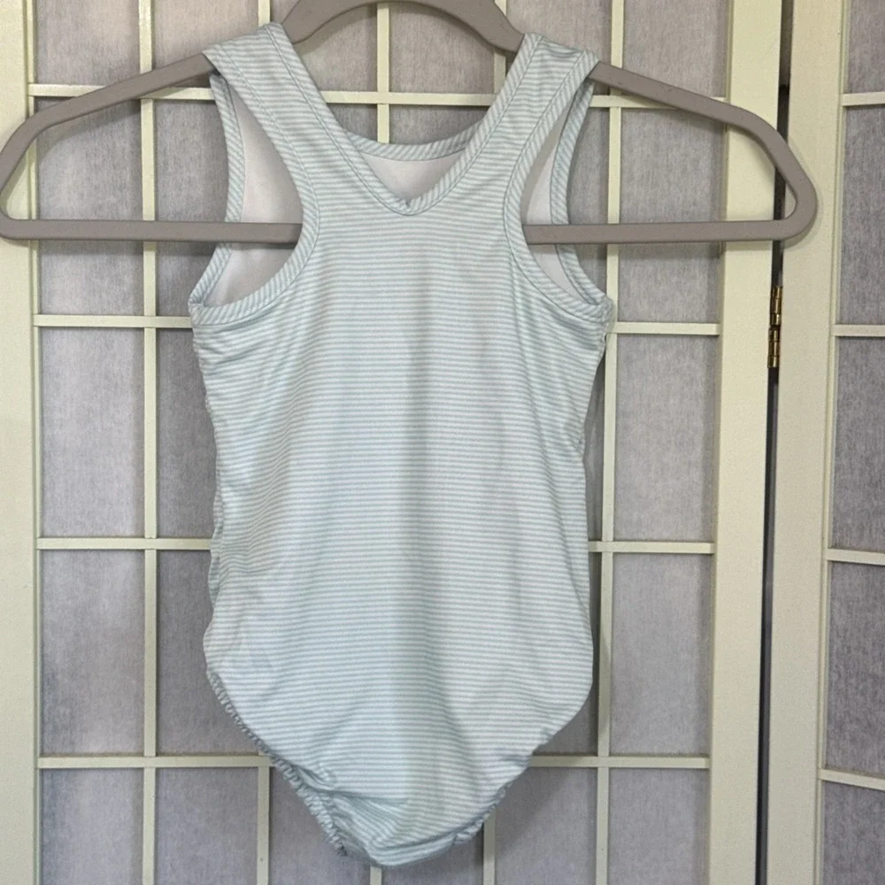 The Bailey Boys Girls Strawberry Striped Preppy Swim Suit Bathing Swimsuit Sz 4T
